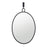 Varaluz Stopwatch Oval Powder Room Mirror