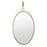 Varaluz Stopwatch Oval Powder Room Mirror