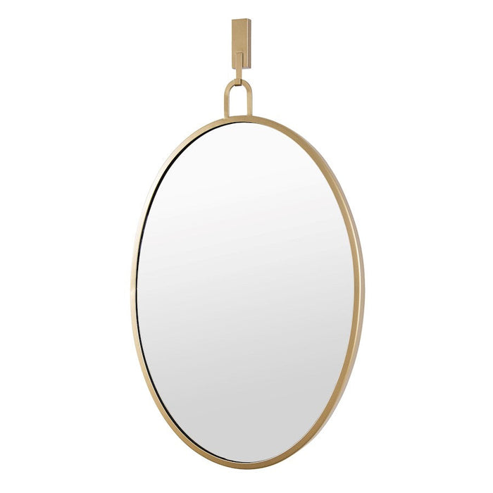 Varaluz Stopwatch Oval Powder Room Mirror