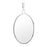 Varaluz Stopwatch Oval Powder Room Mirror