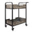 Varaluz Casa Rustic Metal Bar Cart, Multicolor