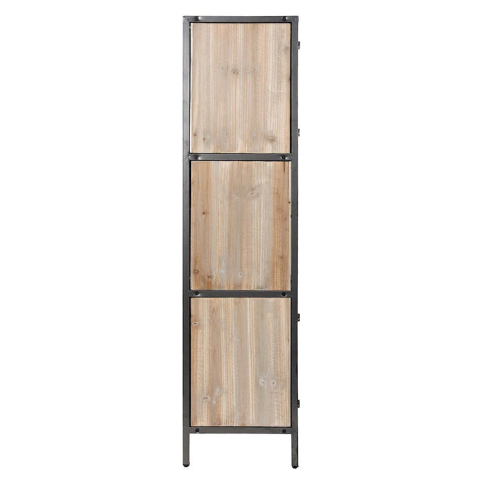 Varaluz Casa Rustic Cube Locker Bookcase, Multicolor