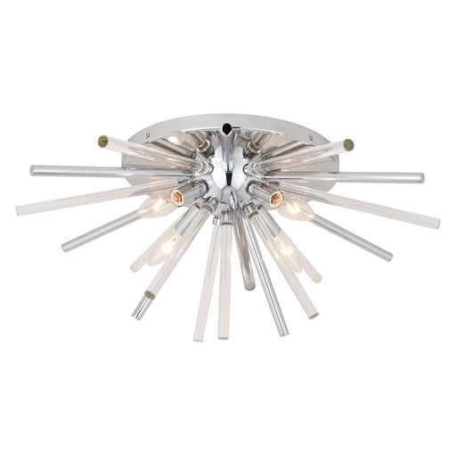 Vaxcel Aria 4 Light 22.5" Flush Mount, Chrome - C0235