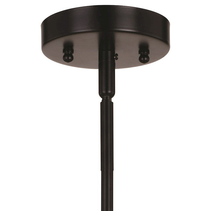 Vaxcel Nikko Semi-Flush Mount, Matte Black