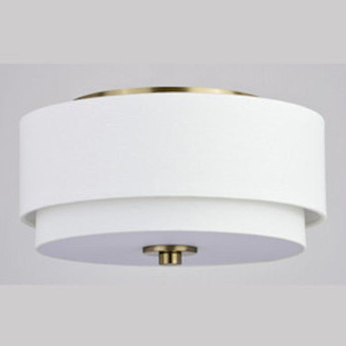 Vaxcel Burnaby 2 Light 13" Flush Mount