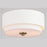 Vaxcel Burnaby 2 Light 13" Flush Mount