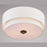 Vaxcel Burnaby 3 Light 16" Semi Flush Mount