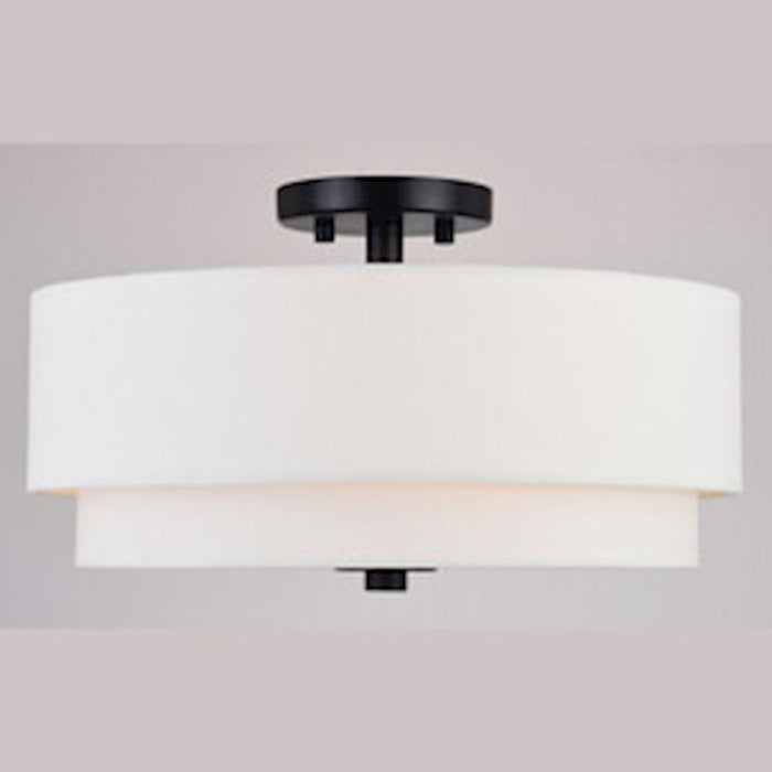 Vaxcel Burnaby 3 Light 16" Semi Flush Mount