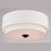 Vaxcel Burnaby 3 Light 16" Semi Flush Mount