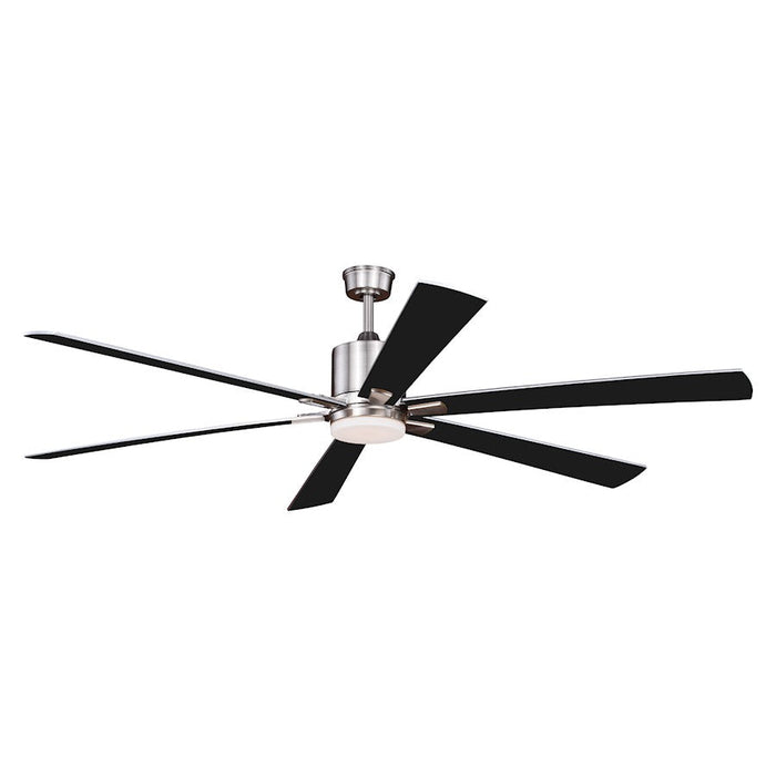 Vaxcel Wheelock 1 Light 60" LED Ceiling Fan, Nickel - F0078