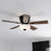 Vaxcel Lisbon 2 Light 42" Ceiling Fan, Frosted White