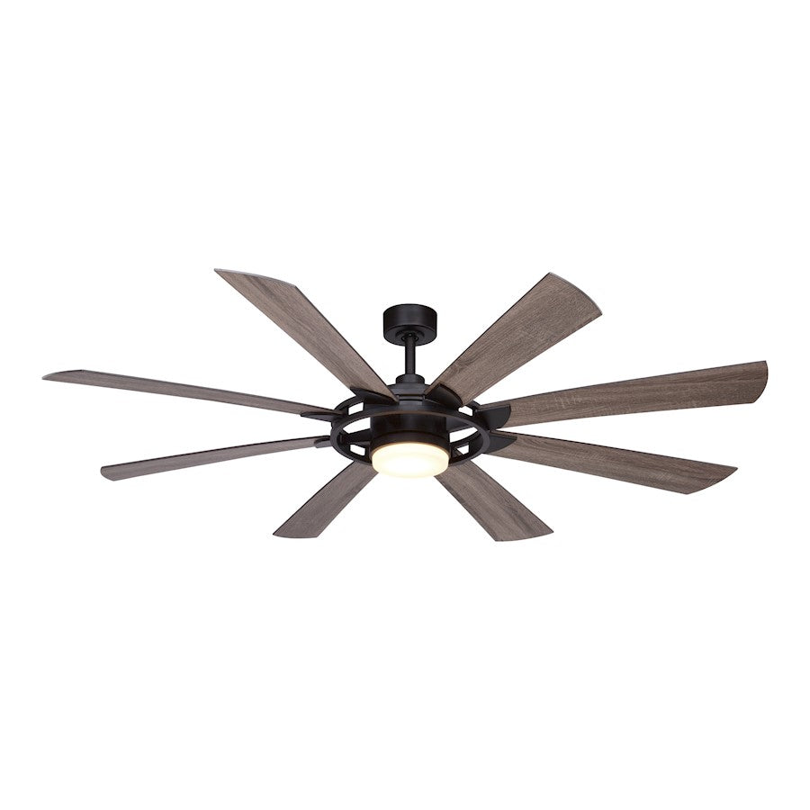 Vaxcel Burlington 1 Light 68" LED Ceiling Fan, Bronze/Frosted White - F0092