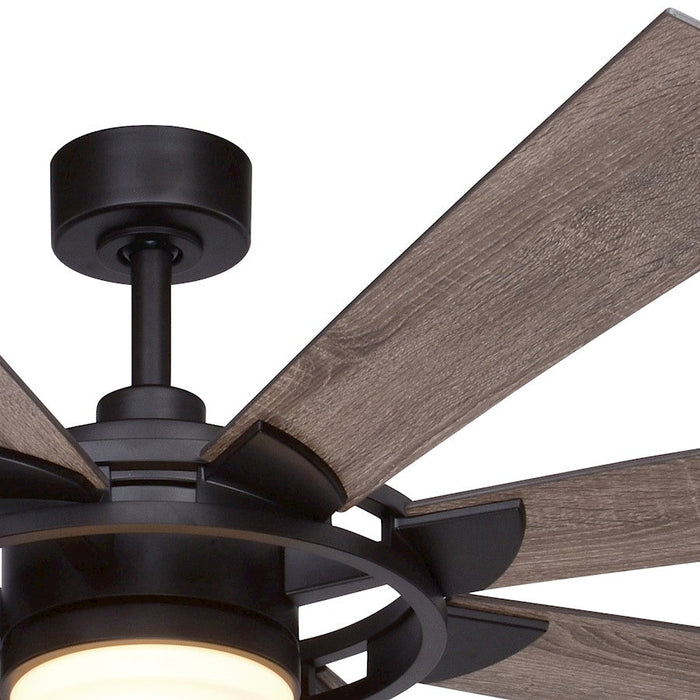 Vaxcel Burlington 1 Light 68" LED Ceiling Fan, Bronze/Frosted White