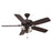 Vaxcel Reed 2 Light 48" Ceiling Fan, Matte Black