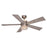 Vaxcel Ashford 1 Light 52" Ceiling Fan, Brushed Nickel/White