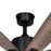 Vaxcel Crawford 60" Ceiling Fan, Black/White Frosted Opal Glass