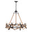 Vaxcel Breckenridge 6 Light 30.5" Antler Chandelier, Aged Iron/Natural - H0261