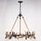 Vaxcel Breckenridge Antler Chandelier, Aged Iron/Natural