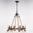 Vaxcel Breckenridge Antler Chandelier, Aged Iron/Natural