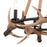 Vaxcel Breckenridge Antler Chandelier, Aged Iron/Natural