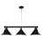 Vaxcel Akron 3 Light 35.75" Linear Chandelier, Oil Rubbed Bronze - H0269