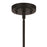 Vaxcel Akron 3 Light 35.75" Linear Chandelier, Oil Rubbed Bronze