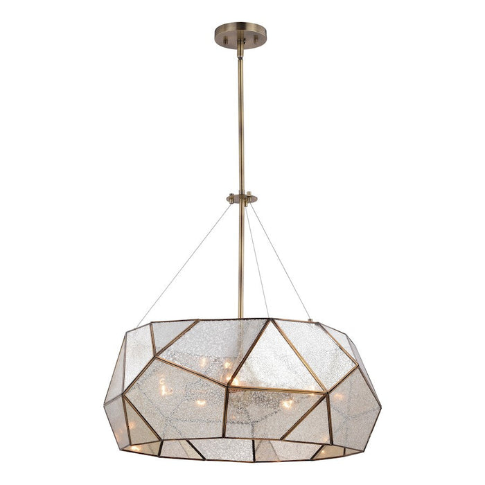 Vaxcel Euclid 5 Light 24" Pendant, Brass - P0318