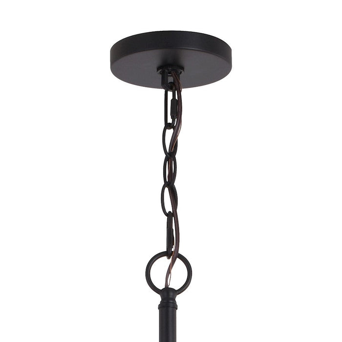 Vaxcel Estelle 6 Light 26.75" Orb Pendant, Matte Black