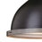 Vaxcel Sheffield 1 Light Pendant, Bronze/Distressed Ash/Light Silver