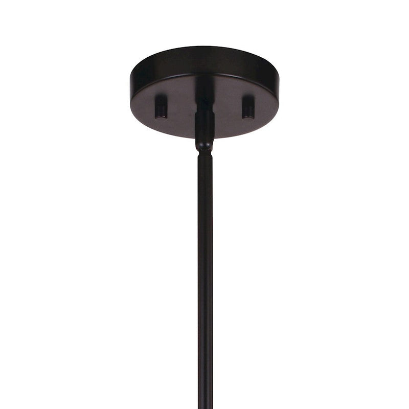 Vaxcel Ellis 12 Light 25.25" Pendant, Matte Black/Satin Brass