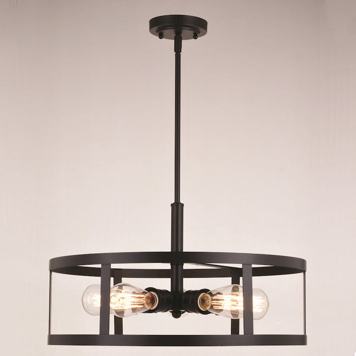 Vaxcel Akron 5 Light 20" Pendant, Oil Rubbed Bronze