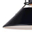 Vaxcel Canton 12" Pendant, Black/Matte White/Metal Shade