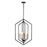 Vaxcel Riley 18" 4 Light Pendant, Black/Satin Brass - P0388