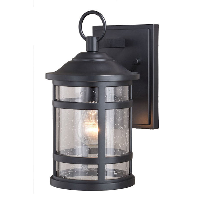 Vaxcel Southport 1 Light 6.5" Outdoor Wall Light, Black - T0523