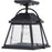 Vaxcel Lexington 1 Light 11" Outdoor Semi-Flush Mount, Black - T0537