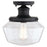 Vaxcel Collins 1 Light 10" Outdoor Flush Mount, Black - T0546