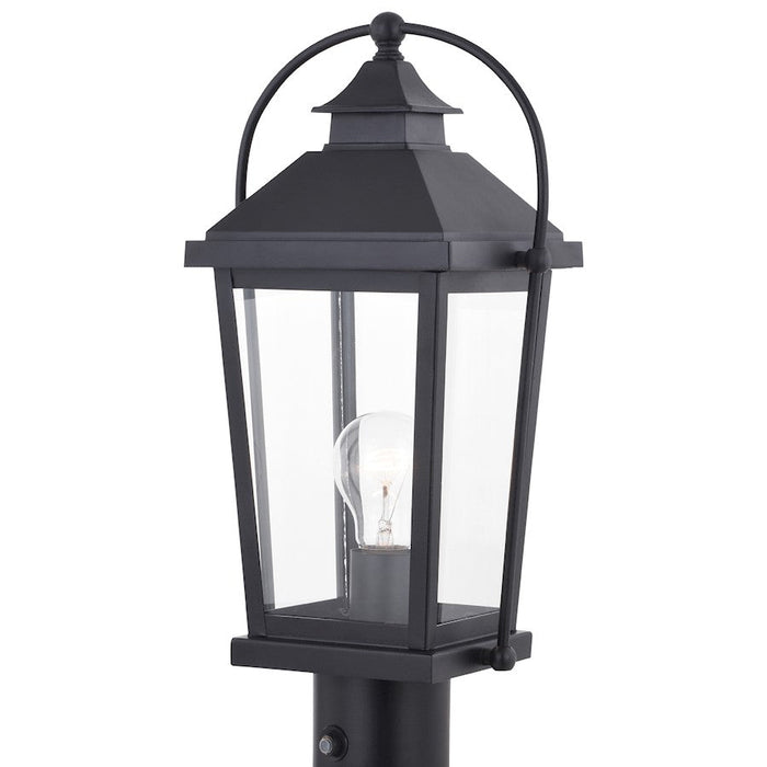 Vaxcel Lexington 1 Light 8" Outdoor Post Light, Black - T0550