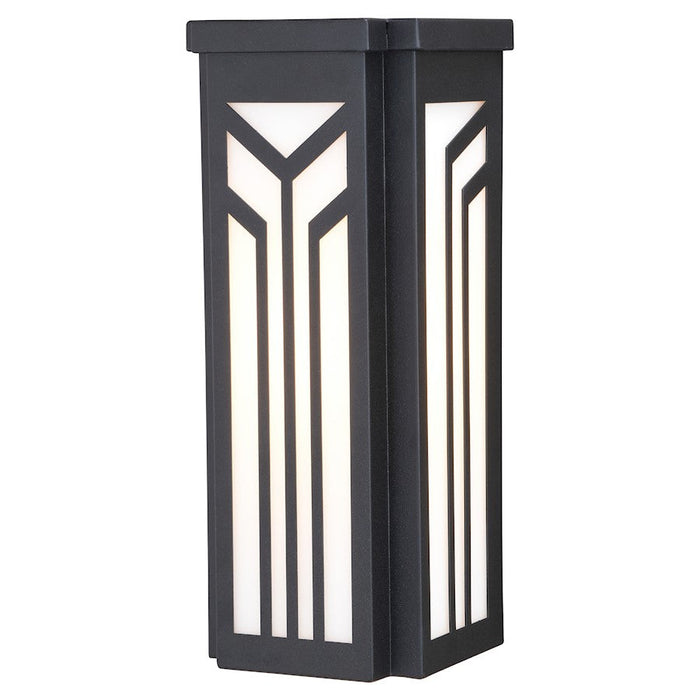 Vaxcel Evry 1 Light 5" Outdoor Wall Light, Bronze - T0562