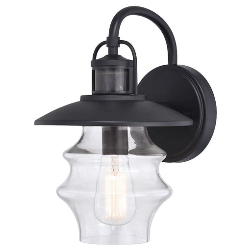 Vaxcel Glenn Dualux 1 Light 9" Outdoor Wall Light, Black - T0569