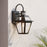 Vaxcel Nottingham 1 Light Outdoor Motion Sensor Wall Light, BK