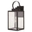 Vaxcel Medinah 1 Light 7" Outdoor Wall Light, Textured Black/Clear - T0601