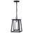 Vaxcel Blackwell 1 Light 8" Outdoor Pendant, Matte Black/Clear - T0609