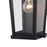 Vaxcel Lexington Dualux Outdoor Wall Light, Black/Clear