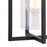 Vaxcel Kilbourne 1 Light 5.5" Outdoor Wall Light, Textured Black/Clear