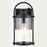 Vaxcel Winfield Outdoor Wall Light, Matte Black/Clear Glass