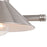 Vaxcel Akron 3 Light Vanity, Nickel/White