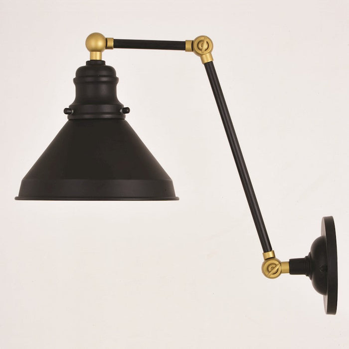 Vaxcel Alexis 1 Light Adjustable Wall Light