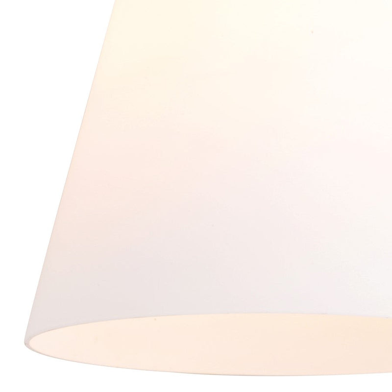 Vaxcel Vermont 1 Light Wall Sconce, Matte Black/Satin Nickel/White