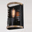 Vaxcel Kodiak 1 Light 8" Wall Light, Black/Burnished Teak