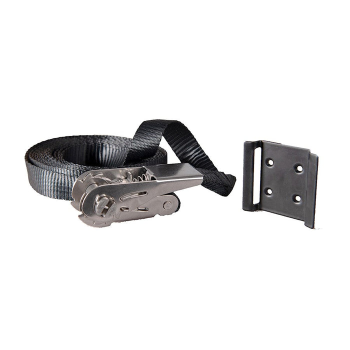 WAC Landscape Tree Mount Junction Box Strap Accent/Wall Wash, BK - 5000-TST-BK